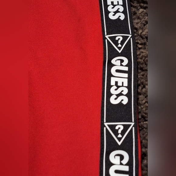 Guess Los Angeles Red Logo Men's Joggers Sz. Large - Picture 5 of 7